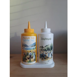 Şef Yağdanlık 2'li Set 420ML (Ayçiçek ve Zeytinyağı)
