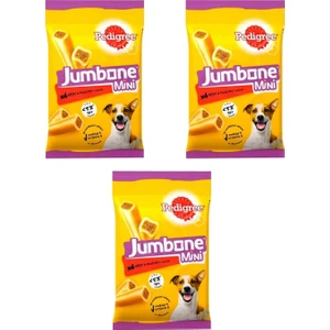 Jumbone Mini Sığır Etli  Köpek Ödül Maması 3 x 160 gr