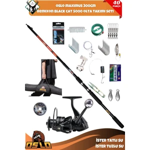 Maxımus 300CM 250GR Remixon Black Cat 5000 Olta Takımı Seti