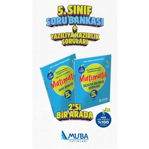 Muba Yayınları 5. Sınıf Matematik Soru Bankası + Yazılıya Hazırlı
