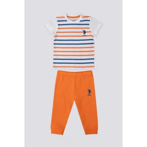 U.S. Polo Assn. Fun Turuncu Bebek T-shirt Takım