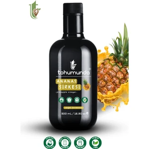 Ananas Sirkesi / Pineapple Vinegar [500 Ml] (Katkısız, Içilebilir, Doğal Fermantasyon)