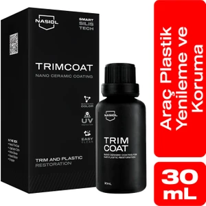 Trimcoat Araç Plastik Yenileyici,Onarıcı ve Koruyucu Nano Seramik Kaplama-2 Yıl Dayanım-30ml