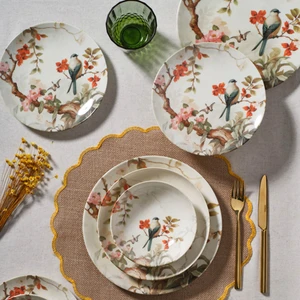 Güral Porselen Camelia 24 Parça 6 Kişilik Yemek Takımı 41902