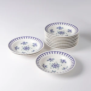 Güral Porselen Eda 12 Adet 19 cm Çukur Yemek Tabağı 1654