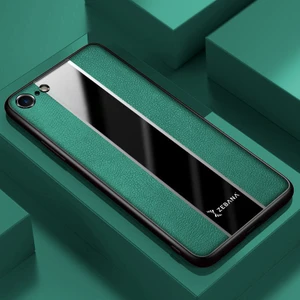 Apple iPhone Se 2022 Kılıf Zebana Premium Deri Kılıf Yeşil