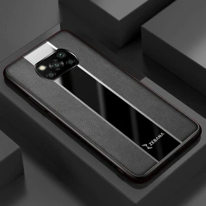 Xiaomi Poco X3 Pro Kılıf Zebana Premium Deri Kılıf Siyah