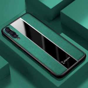Samsung Galaxy A30S Kılıf Zebana Premium Deri Kılıf Yeşil