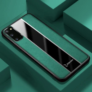 Samsung Galaxy S20 Fe Kılıf Zebana Premium Deri Kılıf Yeşil