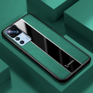 Xiaomi Mi 12T Pro Kılıf Zebana Premium Deri Kılıf Yeşil