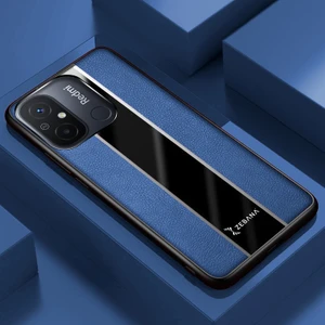 Xiaomi Redmi 12C Kılıf Zebana Premium Deri Kılıf Mavi