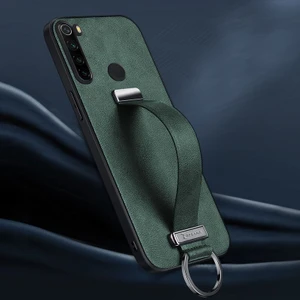 Xiaomi Redmi Note 8 Kılıf Zebana Classic Deri Kılıf Yeşil