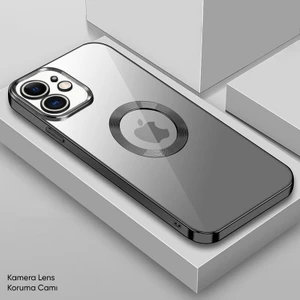 Apple iPhone 11 Kılıf Zebana Glint Silikon Kılıf Siyah