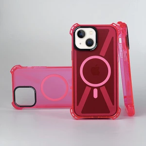 Apple iPhone 11 Uyumlu Kılıf Zebana Airbag Fashion Silikon Kılıf (Kablosuz Şarj Destekli) Kırmızı