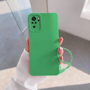 Xiaomi Redmi Note 10S Uyumlu Kılıf Zebana Love Yumuşak Silikon Kılıf Açık Yeşil
