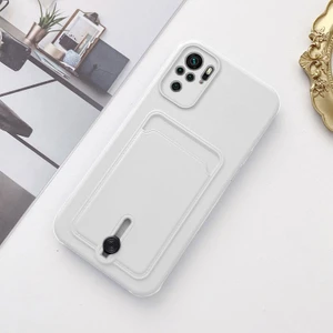 Xiaomi Redmi Note 10S Uyumlu Kılıf Zebana Kartlıklı Sweet Yumuşak Silikon Kılıf Beyaz