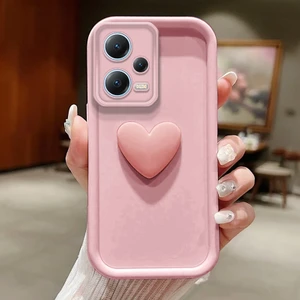 Xiaomi Redmi Note 12 Pro 5g Uyumlu Kılıf Zebana Amour Silikon Kılıf Pembe