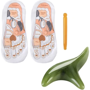 Refleksoloji Çorap Rahat Yumuşak Yansıma Alanı Akupunktur Noktası Çorap Salon Ev Için Küçük Yeşil Masaj (Yurt Dışından)