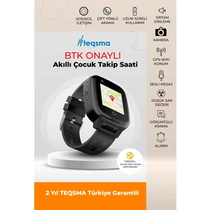 S25 Uz Akıllı Çocuk Saati- Sos, Gps Takibi, Görüntülü Görüşme, Btk Onaylı, Su Geçirmez 24 Ay Garantili