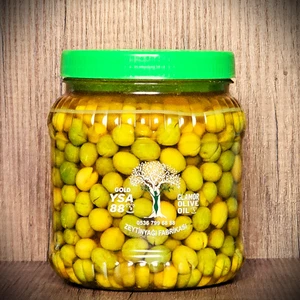 Minik (Çerezlik) Halhalı Kırma Yeşil Zeytin 1 kg