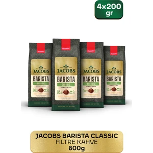 Barista Classic Filtre Kahve 200gr x 4