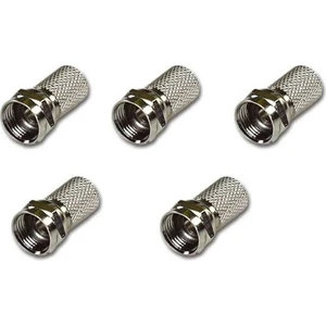 Anten ve Uydu Kablosu Ucu F Konnektör Standart Uydu Kablosu Ucu Bağlantı F Konnektör (5 Adet)