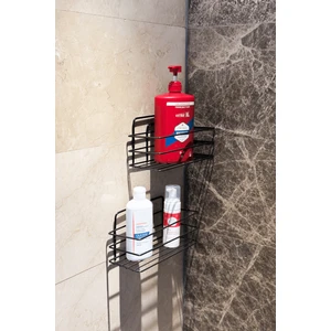 Yapışkanlı Banyo Düzenleyici Ömür Boyu Paslanmaz Şampuanlık Duş Rafı 2 Adet