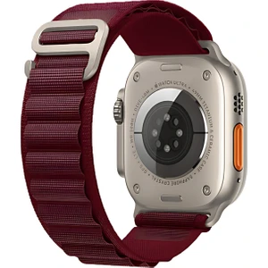 Apple Watch Seri 42/44 mm Uyumlu Kumaş Kordon