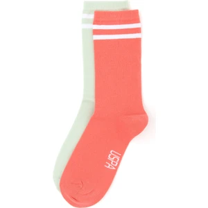 U.S. Polo Assn. Kadın Somon Çorap (Soket) 50298999-VR047