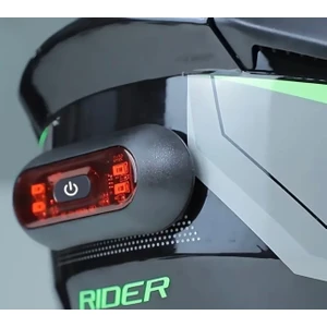 Kask Arkası Led Gece Sürüşü Için LED Motosiklet ve Bisiklet Kaskı Fren Lambası