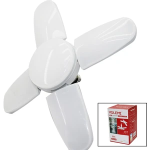 Findit 4 Kollu + 1 Yuvarlak 60W - E27 LED Ampul Katlanır 4 Pervane + Yu