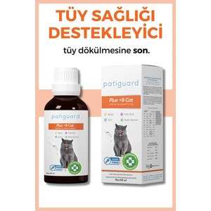 Plus B For Cats Kediler Için Tüy Dökülmesi Engelleyici Biyotin Tüy Sağlığı Damlası 50ML