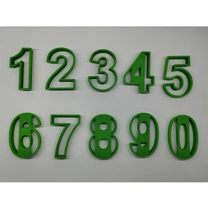 Rakamlar Kurabiye Kalıbı Seti