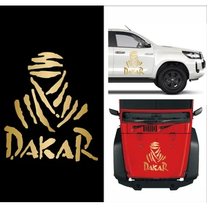 Sticker Usta Dakar Offroad 4x4 Adventure Kamp Sticker Araba Oto Motosiklet Karavan Sticker 00334