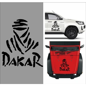 Sticker Usta Dakar Offroad 4x4 Adventure Kamp Sticker Araba Oto Motosiklet Karavan Sticker 00334