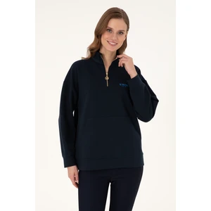 U.S. Polo Assn. Kadın Lacivert Sweatshirt 50297316-VR033