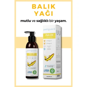 Fish Oil 200ML Kedi ve Köpek Için Omega 3 ve 6 Içerikli Balık Yağı