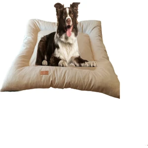 Petty Comfort Çift Taraflı Köpek Yatağı Minderi-Orta Irk-Büyük Irk Köpek Yatağı Minderi-Yıkanabilir-Elyaf Dolgulu