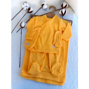 Bilge Trend Erkek Bebek Natural 7 Parça Hastane Çıkışı Zıbın Seti ,doğum Hediyesi