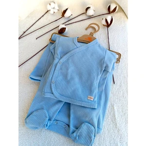 Bilge Trend Erkek Bebek Natural 7 Parça Hastane Çıkışı Zıbın Seti ,doğum Hediyesi