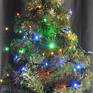 Yılbaşı Pilli LED Işık 80 LED / 8metre Karışık renk
