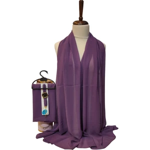 Şifon Şal & Saat Kombin Özel Tasarım