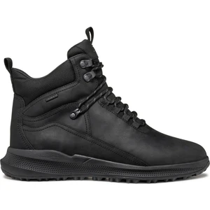 Deri + Tekstil Siyah Erkek Bot U PG1X B Abx C - Pul Up Le+Tex