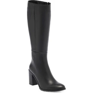 Siyah Hakiki Deri Kadın Klasik Çizme - K23K1CM67043-C59