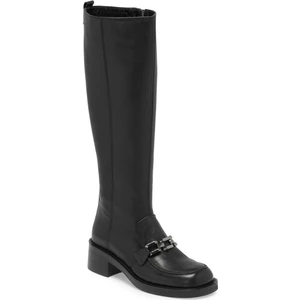 Siyah Hakiki Deri Kadın Klasik Çizme - K23K1CM67040-C59
