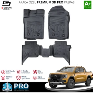 Life Tuning Ford Ranger 3D Pro Havuzlu Paspas 2023 Üzeri A+ Kalite