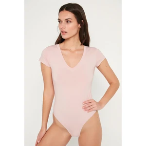 Pembe Tişört Cotton Bodysuit