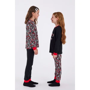 Çok Renkli Kız Çocuk Berry Sleepy 4lü Pijama Takımı