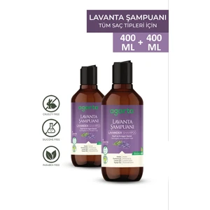 Doğal 2 Adet Lavanta Özlü Keratin Şampuanı 400 ml