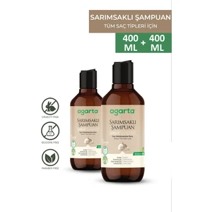 Doğal 2 Adet Sarımsak Özlü Keratin Şampuanı 400 ml